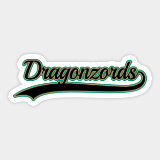 Dragonzord team Sticker